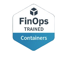 FinOps Trained Containers certification badge